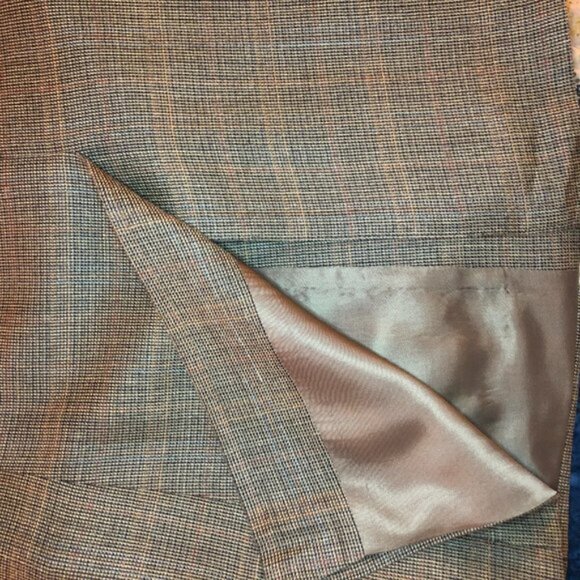 Lauren Ralph Lauren Light Brown Wool Tweed Silk Lined Sport Coat Blazer Size 38S - Picture 4 of 4